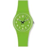 Swatch Women's Originals GG204 Green Plastic Quartz Watch with Green Dial