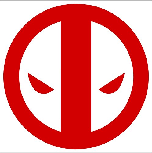 Custom Color - 2 Pack - Deadpool Car Sticker Decal (3")