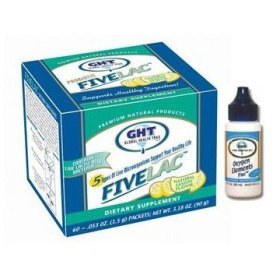 FveLac KIT ~ 1 FiveLac Box (60 packets per box) Candida Probiotic Defense and 1 Bottle of... by 