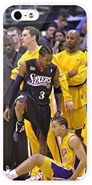 iPhone 5&5S Case TyromnLve Allen Iverson Steps Over TyromnLve After Making A Si Photo Blog Los Angeles Lakers Players 3D Full Wrap