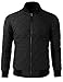 H2H Mens Casual Premium Quilted Lightweight Zip up Jacket
