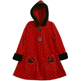 Bonnie Jean Girls 2-6x Fleece Coat