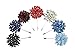 WeiShang Men's Lapel Pin Flower Handmade Boutonniere for Suit (Pack of 7) (Style C)