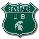 Authentic Street Signs Michigan State Spartans US Route Sign