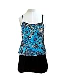 It Figures! Hip Hider Collection Batik Lace 2-piece Skirtini Swimsuit RETAIL VALUE $110