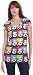 Betsey Johnson Women's Betsey Face Tee,Multi,Medium/Large
