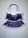 20226-Purple Snowflake Dress Clothes for 14