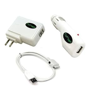 CrazyOnDigital Compact Charger Kit For Apple iPad
