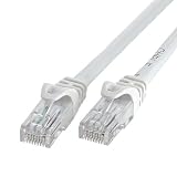 CAT6e Ethernet LAN Network Cable (White) - 100 Feet