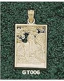 Georgia Tech Yellow Jackets University Building Pendant - 14KT Gold Jewelry