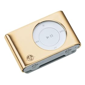 Gilty Couture 14k Gold-plated Smooth Faceplate  for iPod shuffle