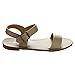 Anna Covina-8 Women's Basic Round Toe Ankle Strap Flat Heel Sandal Shoes