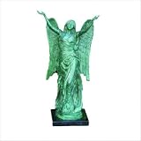 Brass Baron E345L Large Celestine Angel Garden Statuary (Set of 4)