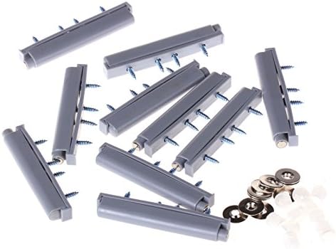 10pcs Push to Open System Damper Buffer For Cabinet Cupboard Door MagneticTip