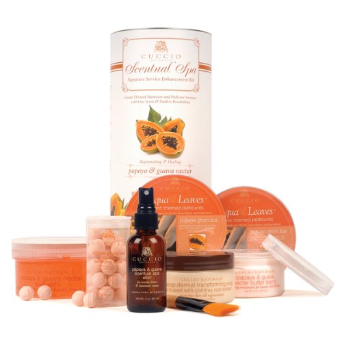 CUCCIO NATURALE Papaya & Guava Nectar Scentual Spa Signature Service Enhancement Kit