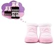 Trumpette Newborn Booties Ballerina - Lavendar