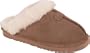 Bearpaw Womens Suede / Sheepskin Slipper - Style 471 Loki (5, Chestnut)