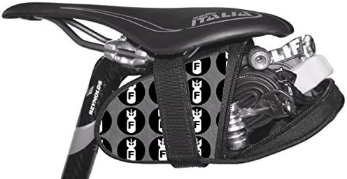 Krieg Cycling F-Bomb Cycling Saddle Bag, Black