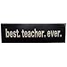 Local Artist Best Teacher Ever Wood Sign Black
