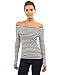 PattyBoutik Women's Off Shoulder Long Sleeve Top