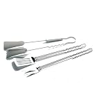 SIA 75593 Grillbesteck 3-teilig mit Wellengriff