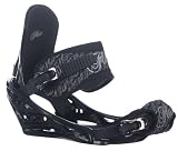 Flux Emblem Snowboard Bindings Black