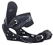 Flux Emblem Snowboard Bindings Black
