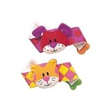 Puppy & Kitty Wrist Rattle