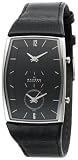 Skagen Men's 281LSLB Dual-Time Leather Watch