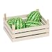 Goki 51878 - Melonen in Obstkiste, Kiste:16,5x12,5x7 cm
