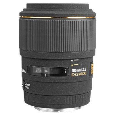 Sigma 105mm f/2.8 EX DG Medium Telephoto Macro Lens for Nikon SLR Cameras