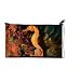 Artsmith, Inc. Clutch Bag Purse (2-Sided) Seahorse Holding Coral