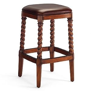 Lancaster Backless 31"H Bar Height Bar Stool - Donegal Upholstery - Frontgate