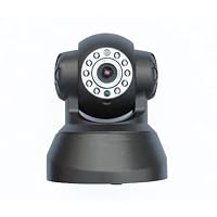 IP Wireless/Wired Internet Surveillance Camera System with IR Day/Night Vision, Motion Sensor, and Built-in-Real-time video capturing and video recording on remote PC