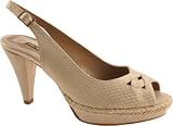 Bruno Magli Women's Domitille Dress Shoes,Sand Woven Calfskin/Raff,37.5 M EU