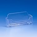 VITAdisplays� Visitenkartenhalter / Visitenkartenst�nder / Visitenkarten-Aufsteller, Querformat, Transparent (NE-095)