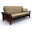 Furniture online: American Furniture Alliance Santa Barbara Metal/Wood Frame Full, Walnut
