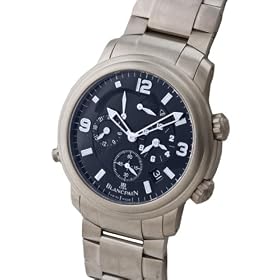 Click here to buy Blancpain WoMens Leman GMT Alarm Automatic Watch #2041.1230.98 by Blancpain.