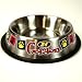 JEFF GORDON STAINLESS STEEL PET DISH DOG BOWL