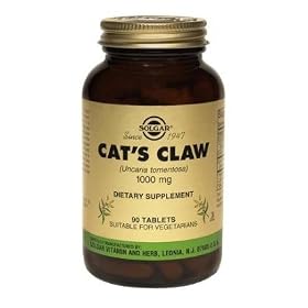Solgar, Cat's Claw, 1000 mg, 90 Tablets