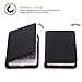 SHIELDON Slim Fit Leather Flip Kickstand Wallet Card Holder Case with Magnetic Closure for iPhone 6s Plus / 6 Plus - Black