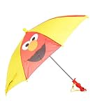Sesame Street Elmo Yellow Red Rain Sun Umbrella