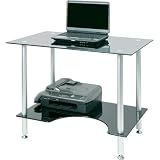 Jual LAPB Black-Glass Laptop Computer Desk
