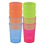 Neon Plastic Shot Glasses Asst. (8 count) Adult