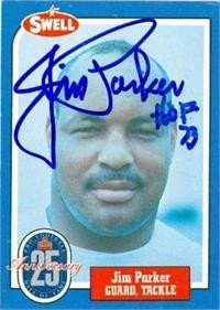 Jim Parker Autographed/Hand Signed Football Card (Baltimore Colts)