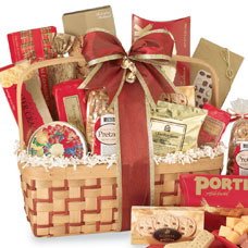Everybody's Favorite Gourmet Food Gift Basket with Smoked Salmon
