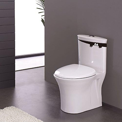 Toilet Lid Cover Bathroom Removable Bathroom Decal Decor Toilet Seat Wall Sticker Vinyl Art Wallpaper Hello 46cm X 6cm