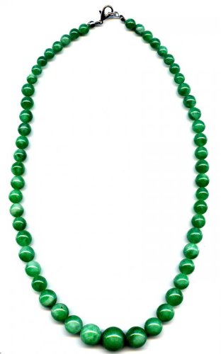 45cm Dark green jade Necklace