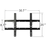 TechTronics Pro Tv Wall Mount Bracket will fit all 37-60 flat screen Televisions will fit Sony Samsung Panasonic Sharp Insignia LG Vizio RCA plus many more. 37 40 41 42 45 46 47 49 50 51 52 55 57 60