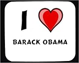 I love Barack Obama Mouse Pad